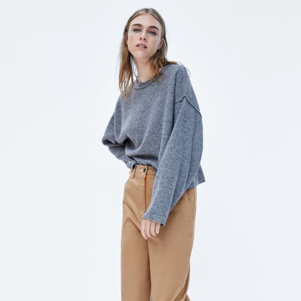Zara Soft Feel Sweatshirt, Size S